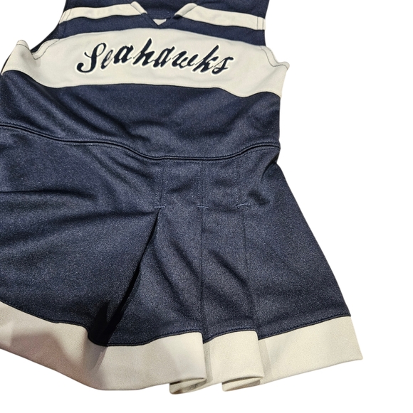 2t Seattle Seahawks Cheerleader Costume Dress Navy Blue & Gray - Picture 3 of 6